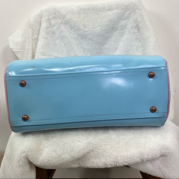 Von Dutch Blue & pink bowling purse - Picture 10 of 16